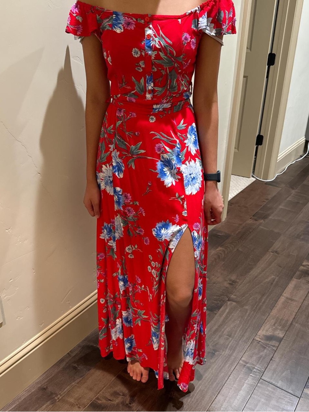 Band of gypsies floral  maxi dress